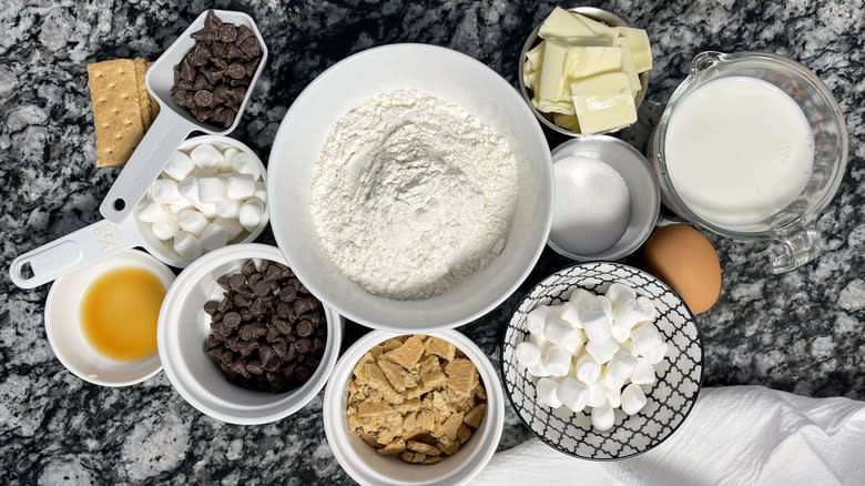 s'mores scones ingredients