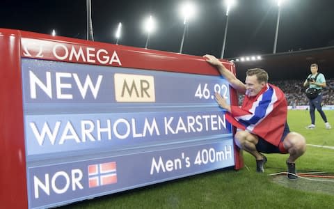 Karsten Warholm is one of the favourites for the 400m hurdles - Credit: REX