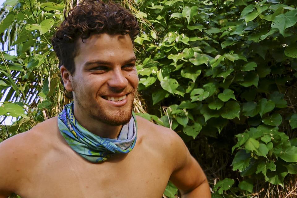 “Hiding in Plain Sight”– As the tide rises and falls, castaways hold their breath to find out who will win the immunity challenge. Also, one castaway will spy something hidden in plain sight, on SURVIVOR, Wednesday, Nov. 30 (8:00-9:00 PM, ET/PT) on the CBS Television Network, and available to stream live and on demand on Paramount+. Pictured (L-R): Sami Layadi. Photo: CBS ©2022 CBS Broadcasting, Inc. All Rights Reserved. Highest quality screengrab available.