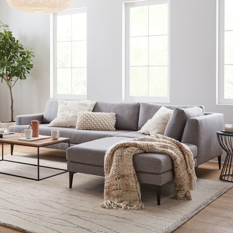 Andes 3-Piece Ottoman Sectional