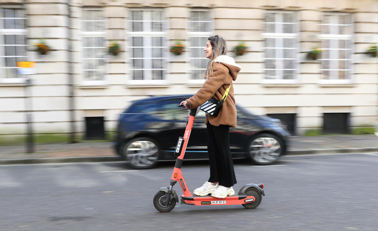 12 people were killed in e-scooter accidents in the year ending on June 2022. (PA)