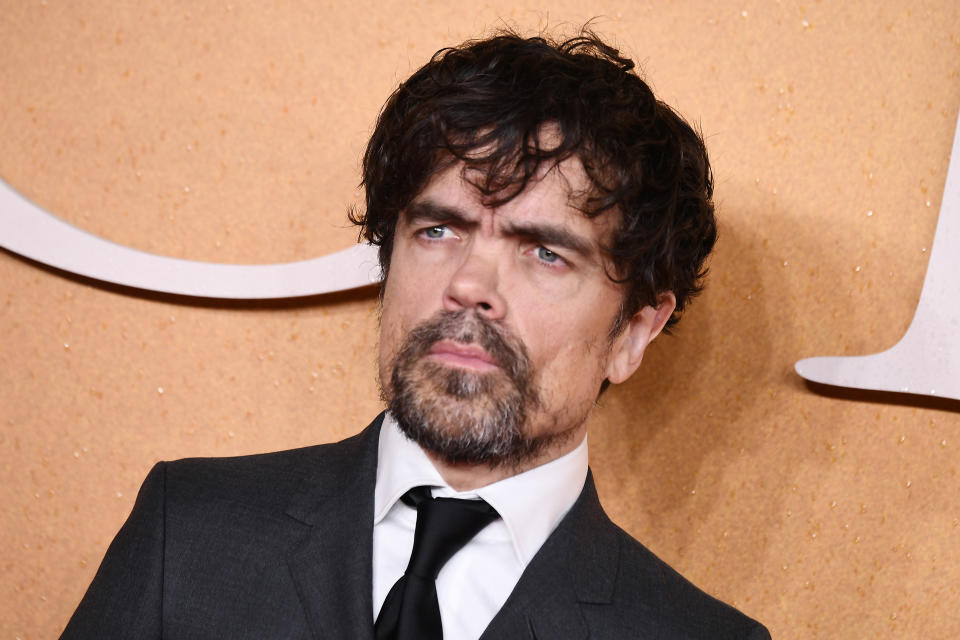 LONDON, ENGLAND - DECEMBER 07:   Peter Dinklage  attends the UK Premiere of 