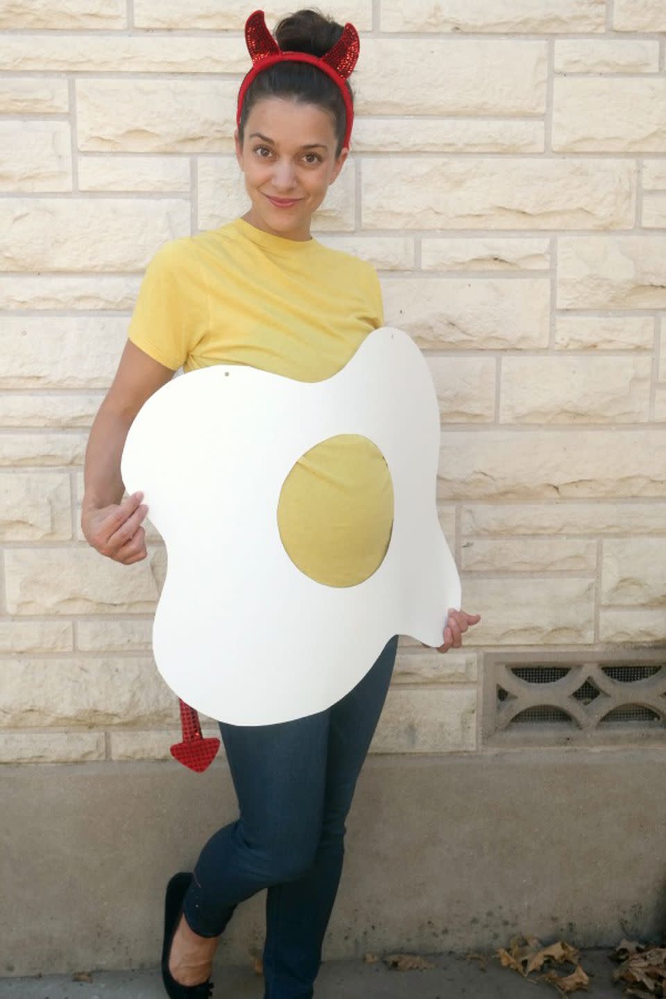 Deviled Egg Costume for Pregnant Women