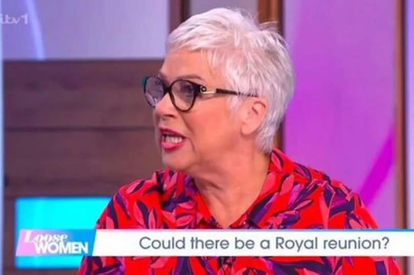 Denise Welch steamed in on Loose Women, defending Megan Markle's call to leave the working royal family