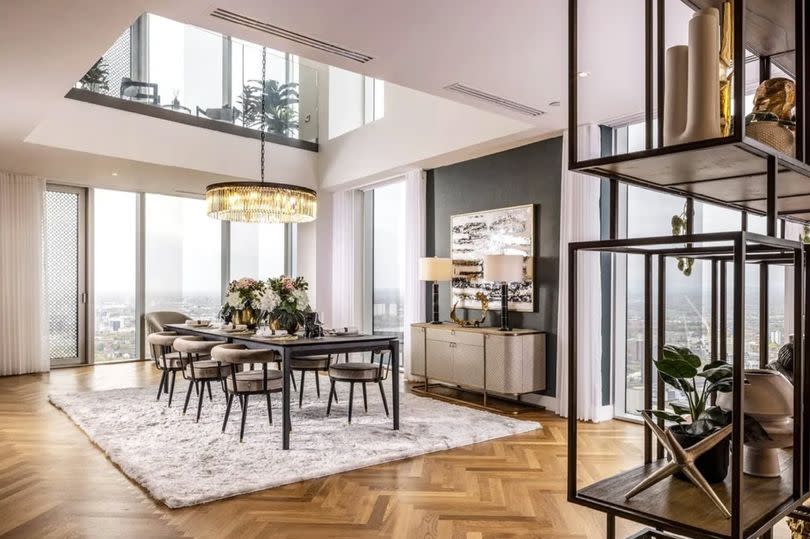 The apartment is housed inside one of Manchester's most premium addresses -Credit:Savills / Zoopla