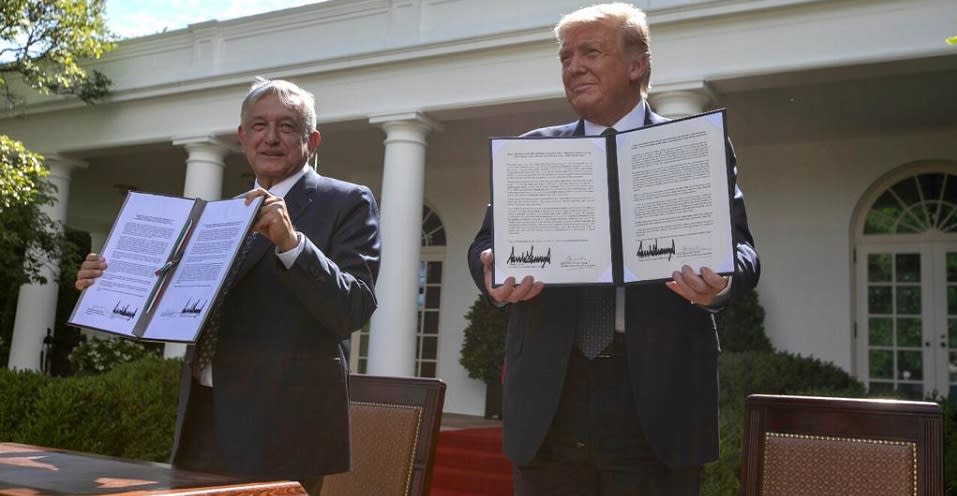 AMLO y Trump