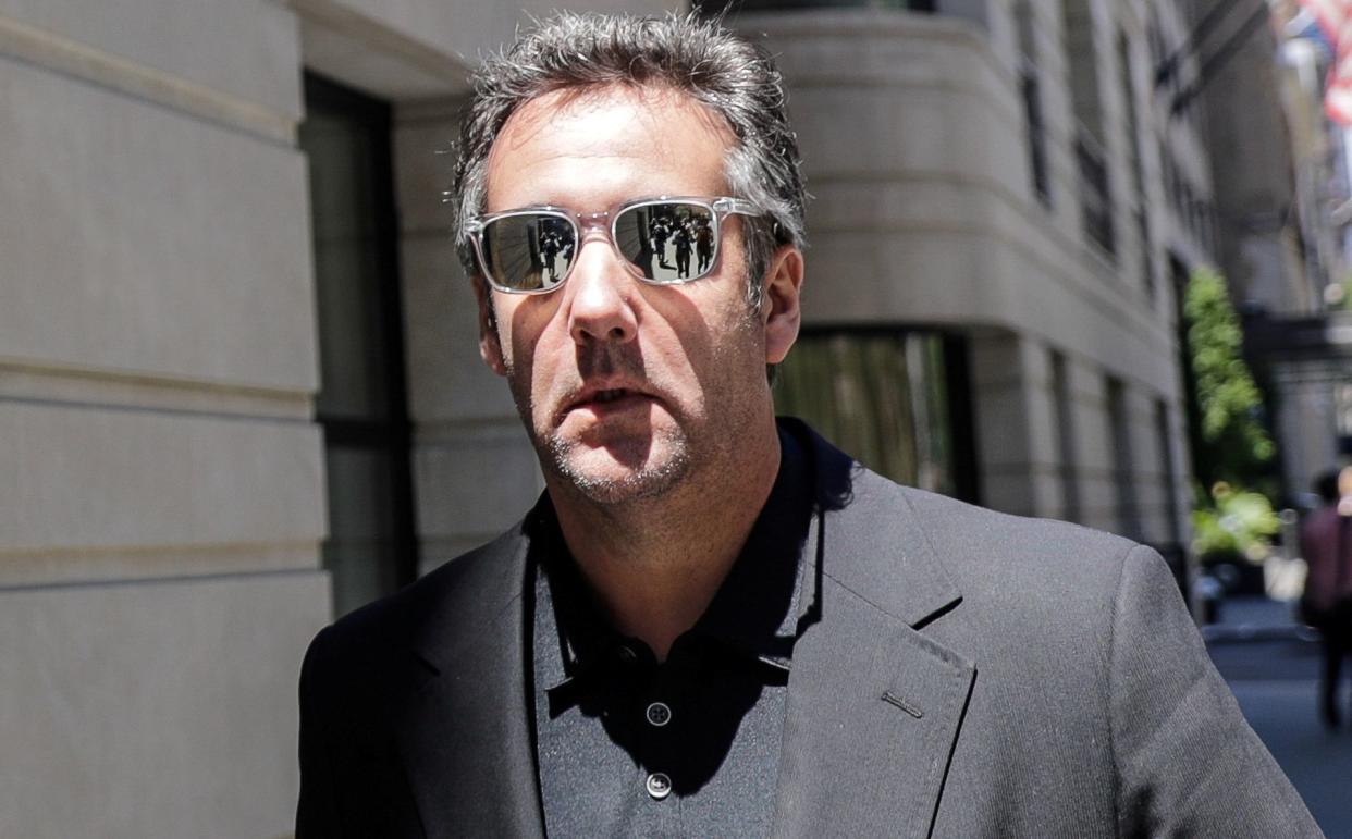 President Donald Trump&nbsp;sought to distance himself from his longtime fixer last week, but said Michael Cohen was "a good person." (Photo: Jeenah Moon / Reuters)