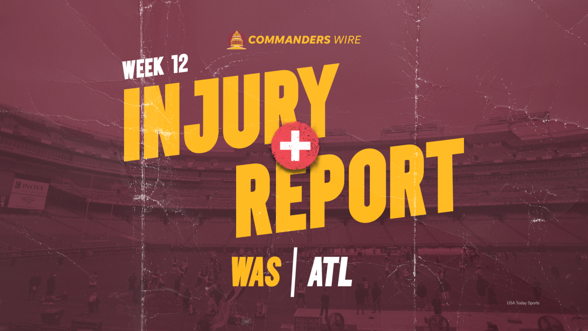 Washington Commanders vs Atlanta Falcons Wednesday Injury Report - Hogs  Haven