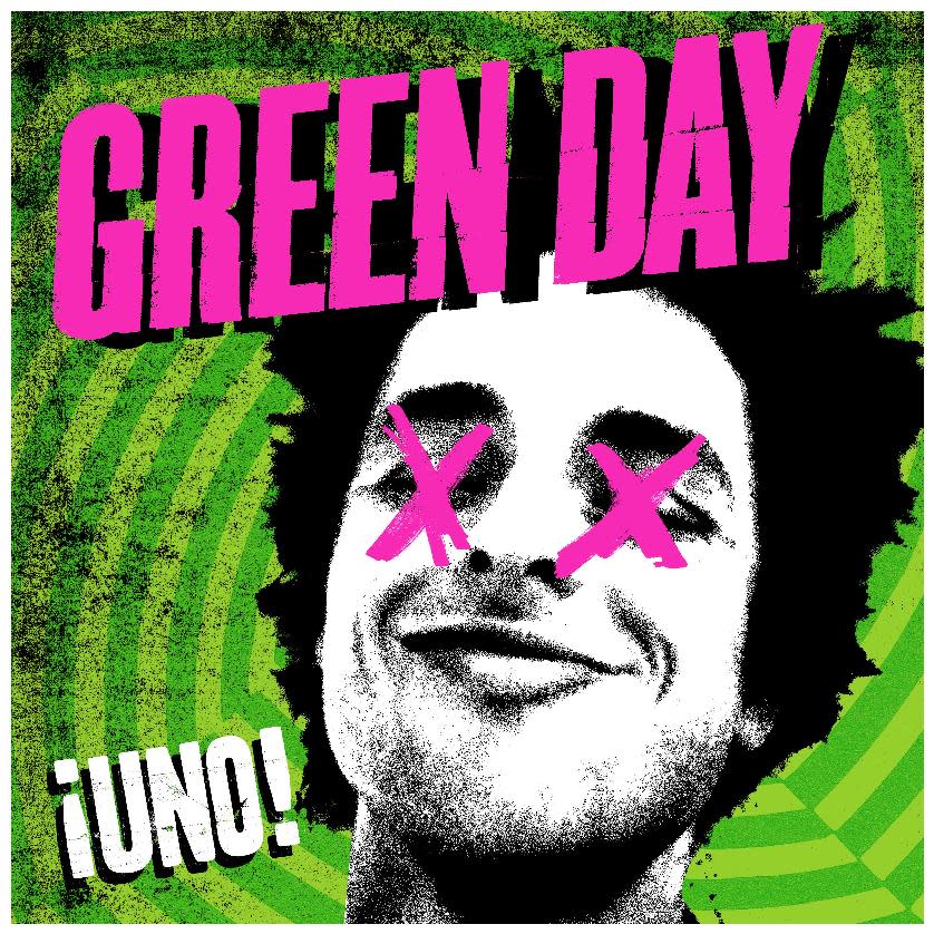 This undated publicity photo provided by Warner Bros. Records shows Green Day's album cover for " ¡Uno!," part of a trilogy album release. (AP Photo/Warner Bros Records)