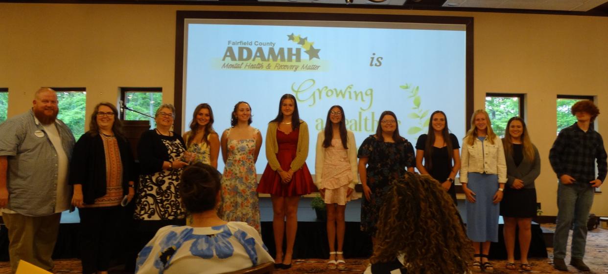 The Amanda-Clearcreek High School’s Hope Squad was awarded next as a Friend of ADAMH winner.