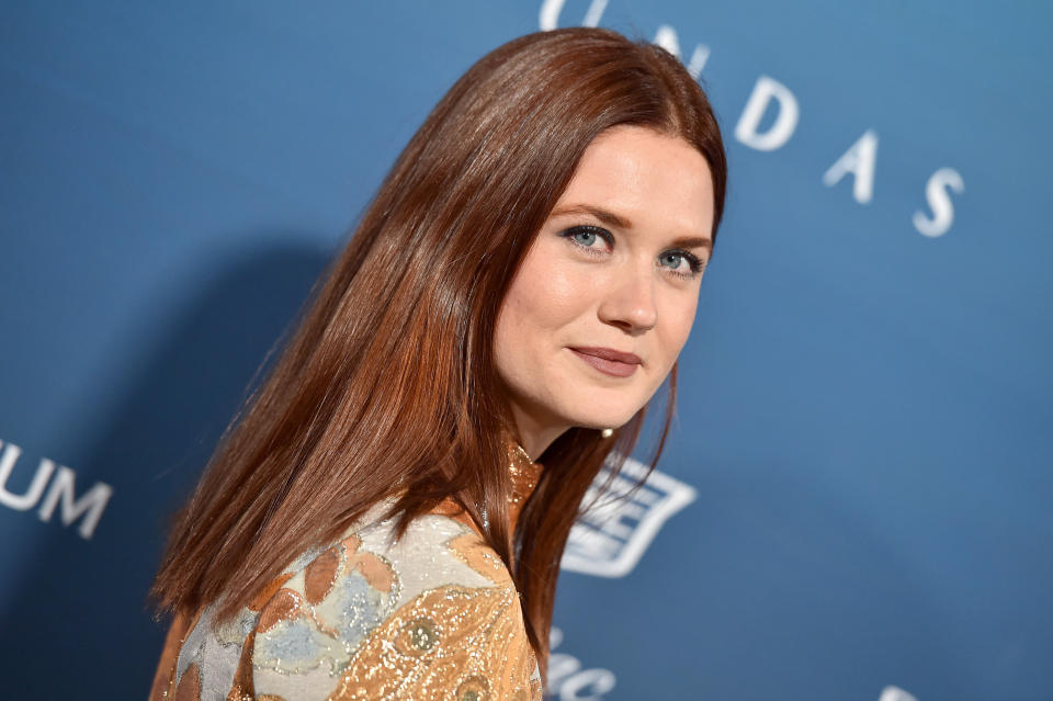 Bonnie Wright and her husband welcomed a son who has an unusual baby name. (Getty Images)