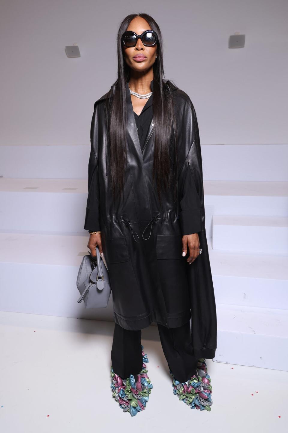 Naomi Campbell was also in attendance at the Loewe Womenswear Fall Winter 2023-2024 show in Paris (Getty Images for Loewe)