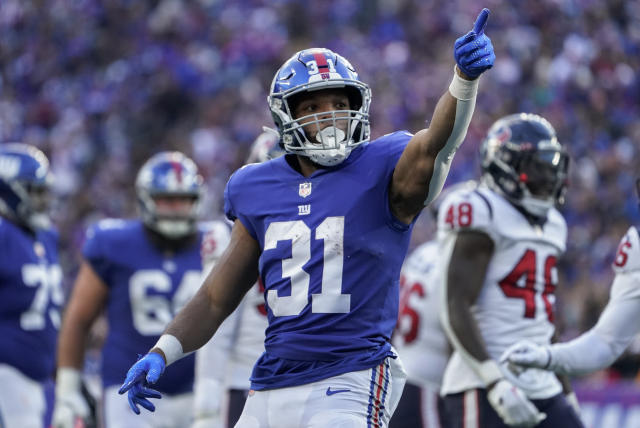 East Rutherford, New Jersey, USA. 9th Sep, 2018. New York Giants cornerback Eli  Apple (24) reacts to the crowd during a NFL game between the Jacksonville  Jaguars and the New York Giants