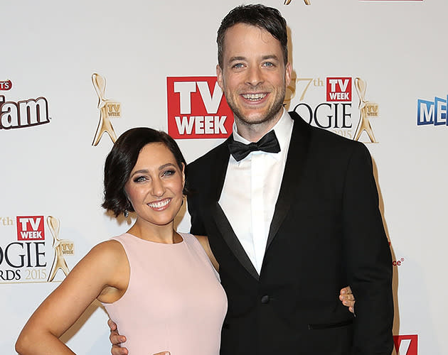 Zoe Foster Blake with her husband Hamish Blake. Photo: Getty Images.