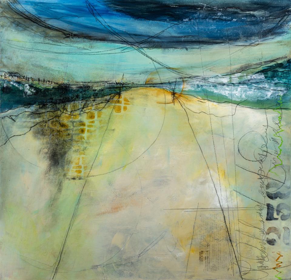"Camino Series" is among Leslie Anderson work as a featured artist in LeMoyne Arts exhibit, "Abstracto: Land of Dreams," through Sept. 21, 2023.