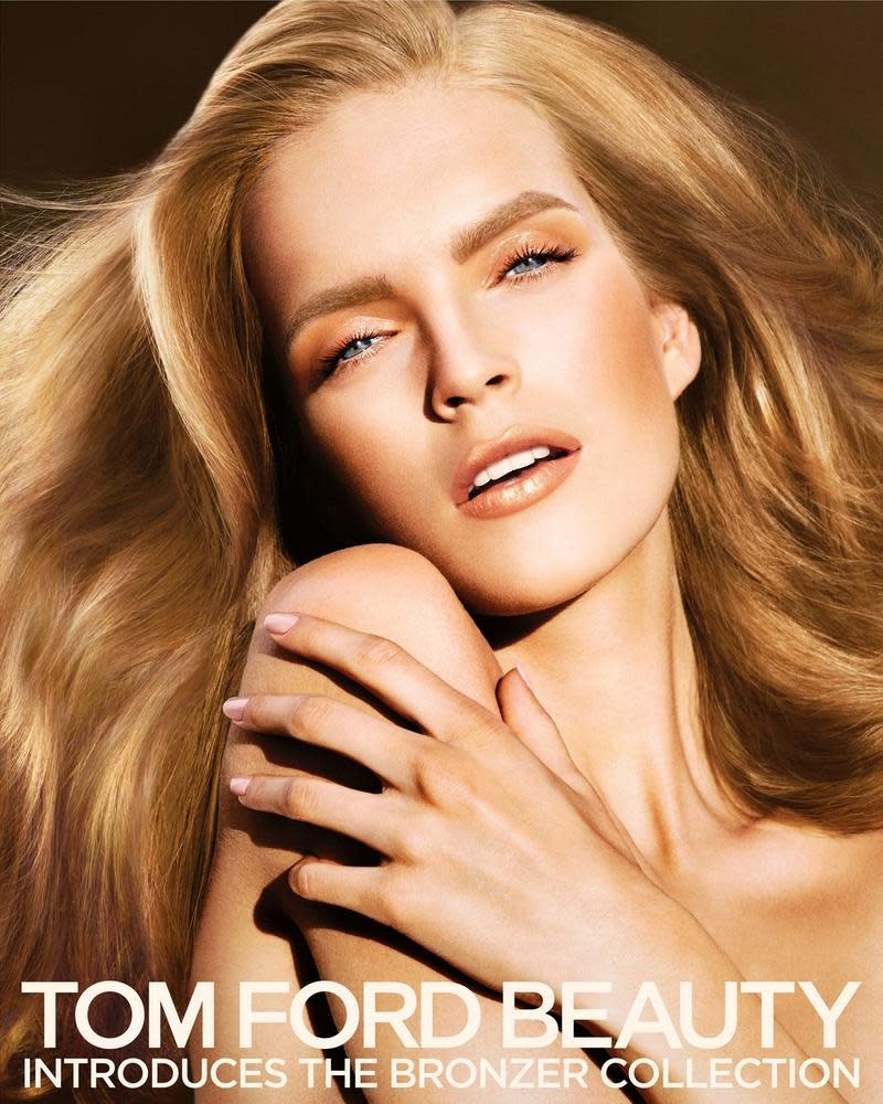 <p>Ford shot Mirte Maas for his bronzed summer 2012 ad campaign.</p>