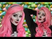 <p>If you can contour and perfectly place a strip lash, this creepy but cute skeleton look is for you.</p><p><a href="https://www.youtube.com/watch?v=Q6DFQXWawUo" rel="nofollow noopener" target="_blank" data-ylk="slk:See the original post on Youtube;elm:context_link;itc:0;sec:content-canvas" class="link ">See the original post on Youtube</a></p>