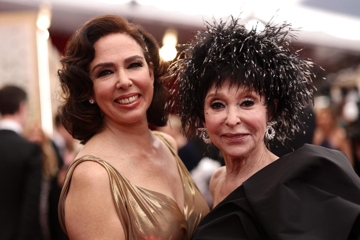 Fernanda Luisa Gordon and Rita Moreno attend the 94th Annual Academy Awards at Hollywood and Highland on March 27, 2022 in Hollywood, California.