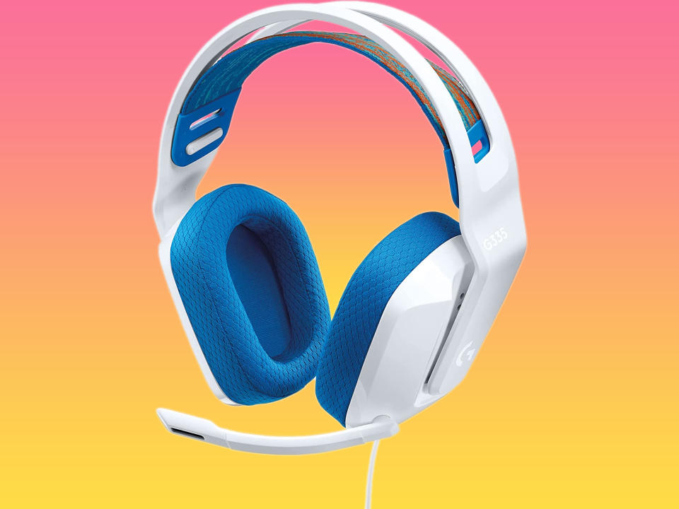 This adorable headset is available in white, mint or black. (Photo: Logitech)