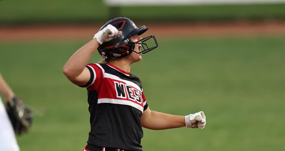 Lakota West's K.K. Mathis was named the Ohio Gatorade player of the year in 2022 after leading the Firebirds to a Division I state title.