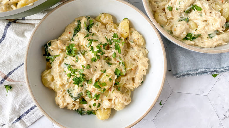 Creamy Chicken and Gnocchi