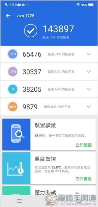 vivo X21 效能測試 - 02