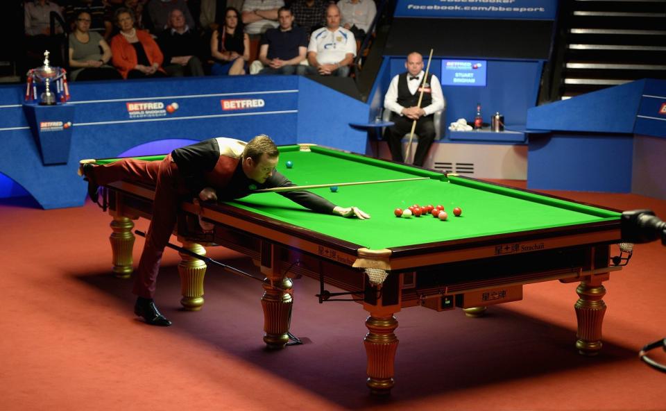 Traditionsreiche Spielstätte: Im ehrwürdigen Crucible Theatre in Sheffield wird jährlich die Snooker-Weltmeisterschaft ausgetragen. (Bild: Gareth Copley/Getty Images)