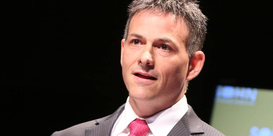 David Einhorn, Greenlight Capital Inc. Founder and President, at the 20th Annual Sohn Investment Conference in New York City.