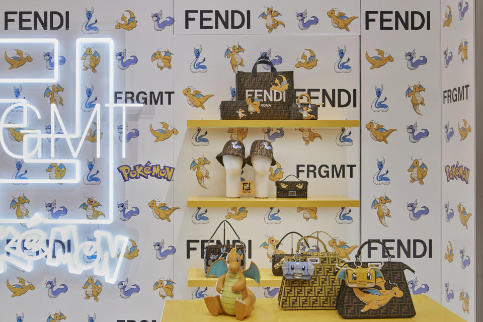 Fendi x Frgmt x Pokémon at Selfridges