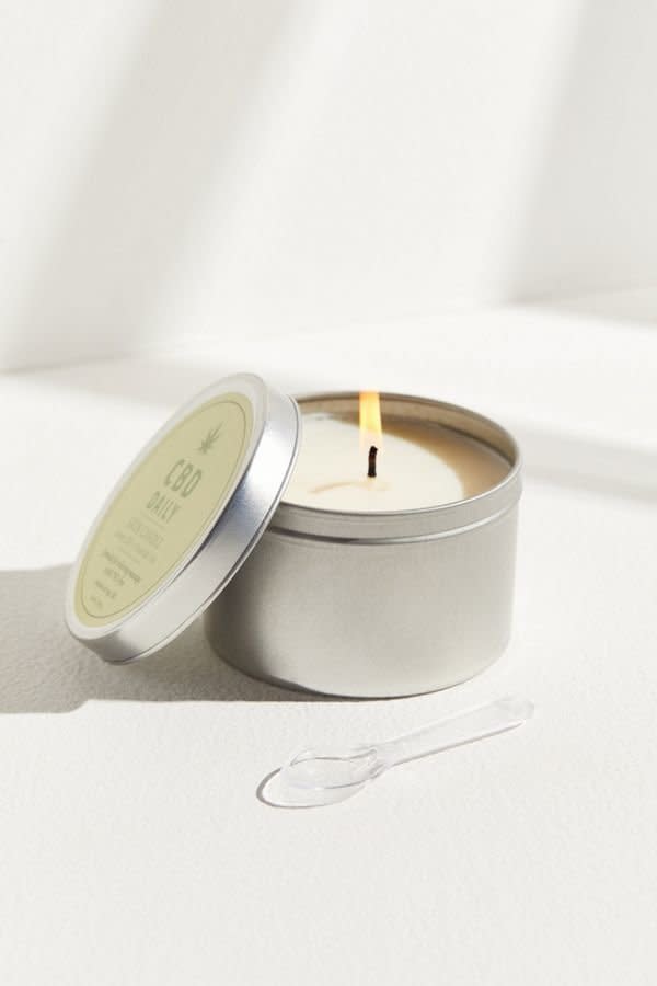 This CBD Daily Massage candle doubles as a home fragrance and massage oil with 30mg of CBD and essential oils. <strong><a href="https://fave.co/2u3U0vM" target="_blank" rel="noopener noreferrer">Get it at Urban Outfitters for $19.&nbsp;</a></strong>