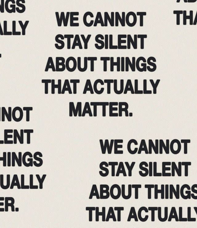 <p>As well as posting a series of Instagram stories advising their followers on ways to take action, specifically how to become a non-optical ally, REN Skincare have donated to Black Lives Matter and encouraged others to do so as well. </p><p>The brand also shared the below statement: </p><p>'We stand in solidarity with you.⁣ We believe in justice for people + planet. ⁣It is not about staying silent. ⁣It’s about using our voice to make change.⁣ We refuse to accept that things can’t be changed.⁣'</p><p><a class="link " href="https://secure.actblue.com/donate/ms_blm_homepage_2019" rel="nofollow noopener" target="_blank" data-ylk="slk:DONATE TO BLACK LIVES MATTER;elm:context_link;itc:0;sec:content-canvas">DONATE TO BLACK LIVES MATTER</a></p><p><a href="https://www.instagram.com/p/CA24lwin3AQ/?utm_source=ig_embed&utm_campaign=loading" rel="nofollow noopener" target="_blank" data-ylk="slk:See the original post on Instagram;elm:context_link;itc:0;sec:content-canvas" class="link ">See the original post on Instagram</a></p>