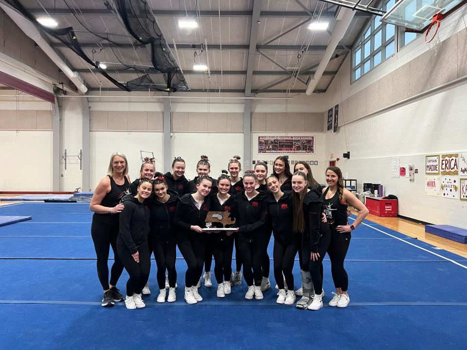 The Medway/Millis/Holliston/Milford gymnastics go-op has given athletes the opportunity to represent their schools in their sport for a decade. The program qualified for the new England championships for the second time in its history this winter.