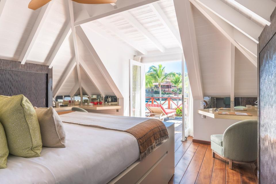 View from a guest room in Nina Villa at Eden Rock, St Barths