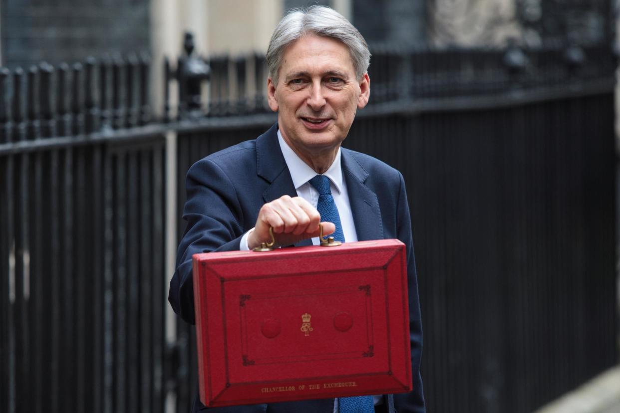 Chancellor of the Exchequer Philip Hammond is to deliver his first Autumn Budget today: Getty Images