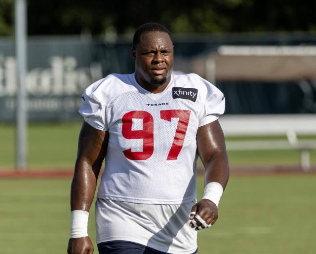 Texans DT Hassan Ridgeway questionable with calf injury against the Ravens