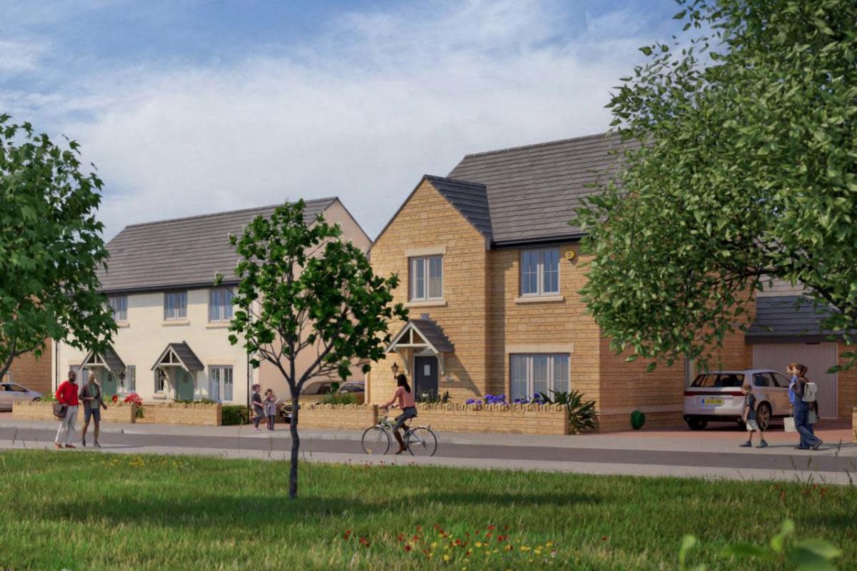 Proposed housing. <i>(Image: West Oxfordshire District Council.)</i>