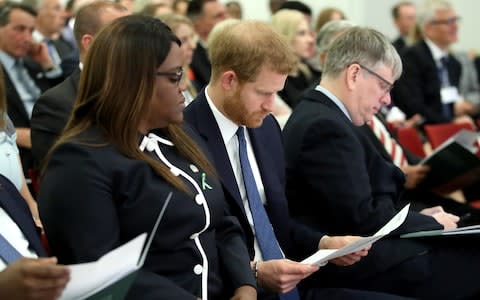 The Duke of Sussex attends the Chatham House conference - Credit: Chris Jackson