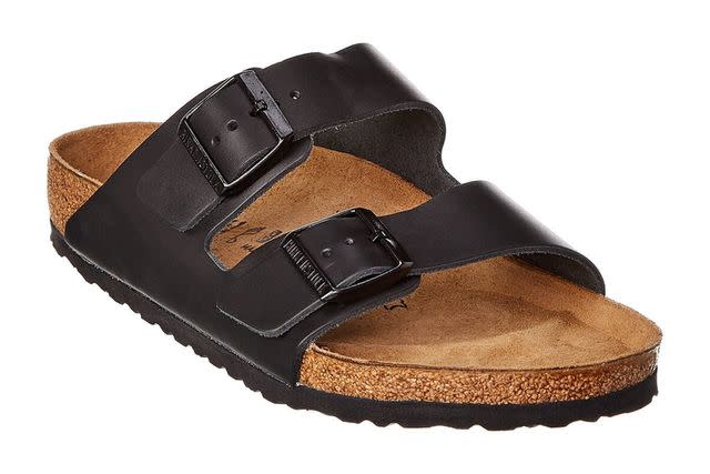 Outbound Men's Brock Suede Sandals with Cushioned Footbed and 2 Adjustable  Straps, Brown