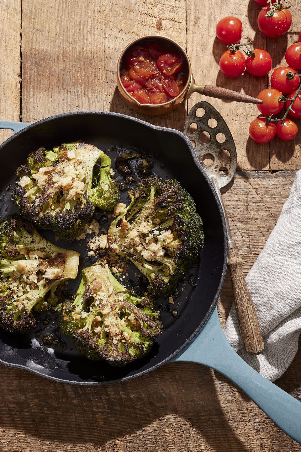 Broccoli Steaks with Spiced Tomato Jam