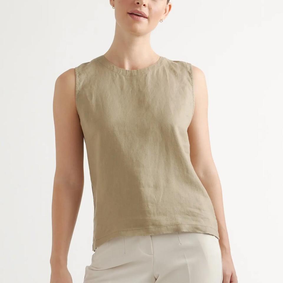 quince linen tank