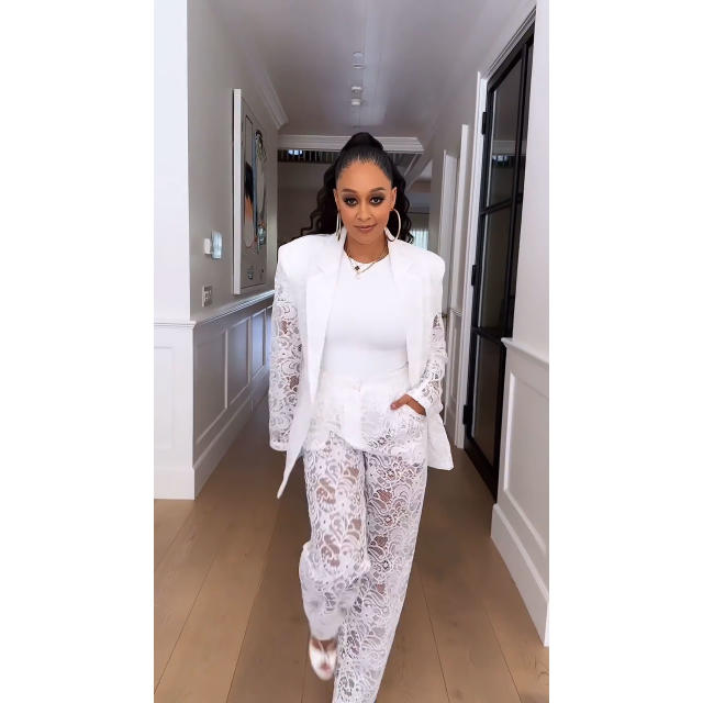 Tia Mowry Trolls Fans With Another Pantsuit After Doing Beyonce's