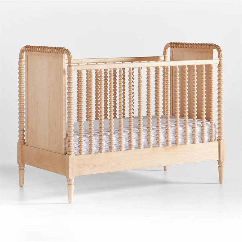 Jenny Lind Maple Wood Spindle Convertible Baby Crib