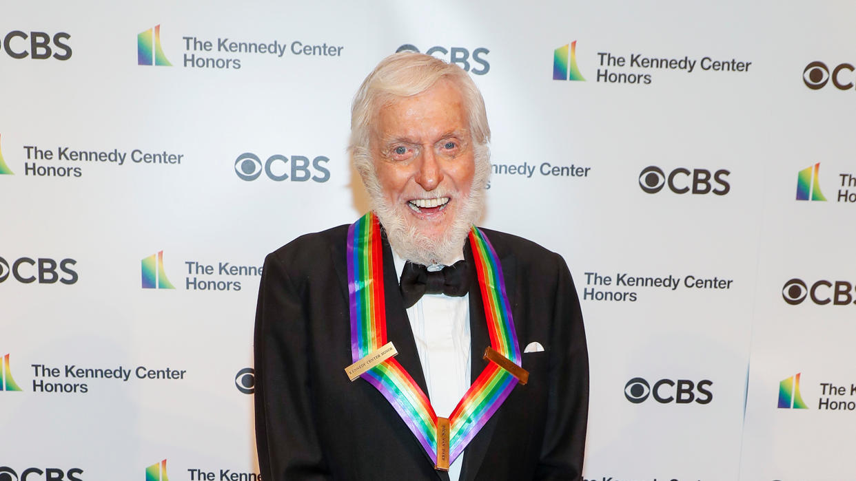 Dick Van Dyke hopes he gets to make the trip to Buckingham Palace to receive a knighthood from the Queen. (Paul Morigi/Getty Images)
