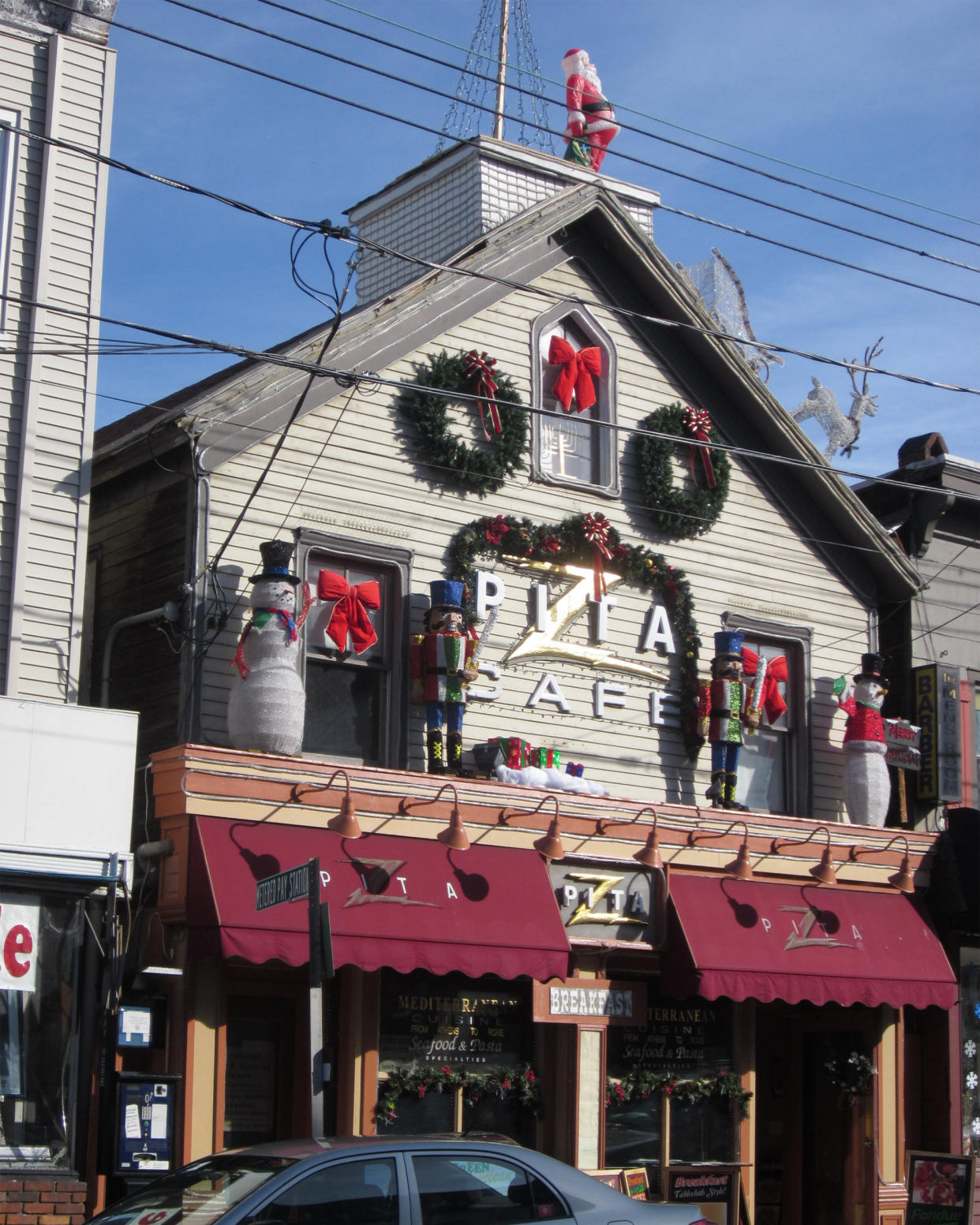 Christmas in Port Jefferson, New York