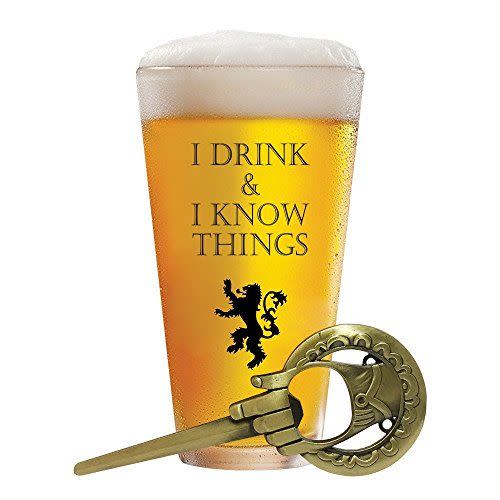 9) Beer Glass And Hand Of The King Bottle Opener