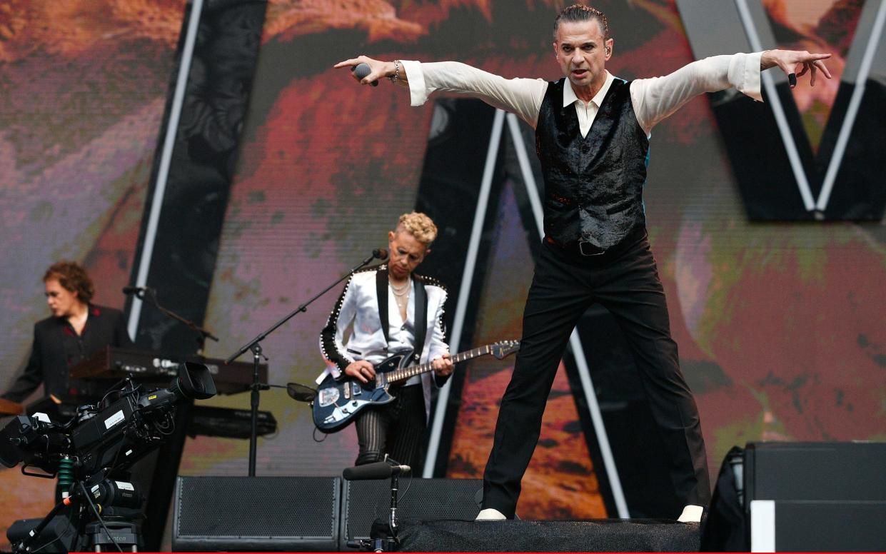 Depeche Mode perform at Twickenham Stadium