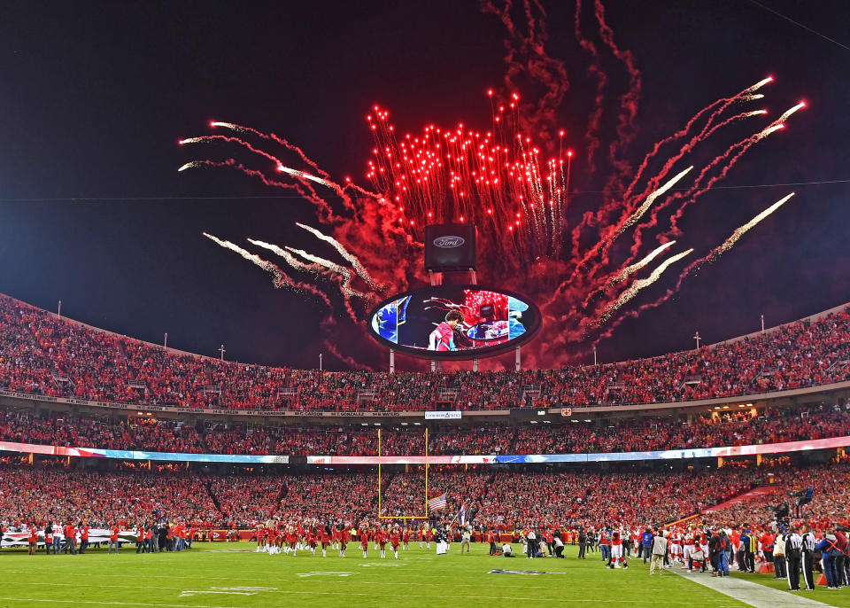 Not even the Chiefs were prepared for  Sunday's offensive explosion against the Texans. (Peter G. Aiken/Getty Images/file)