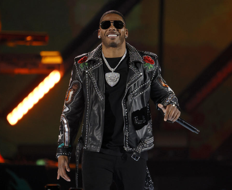 Nelly performs during the 2021 iHeartRadio Music Festival at T-Mobile Arena on September 17, 2021 in Las Vegas, Nevada.