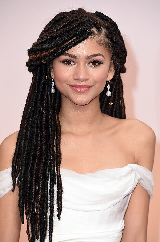 <div><p>"Back at the 2015 Oscars, Giuliana Rancic from <i>Fashion Police</i> infamously said that Zendaya’s locs made her look like she smelled like patchouli oil and weed. So ridiculous! </p><p>When you think of body shaming, hair might not be the first thing that comes to mind, but I think it’s an important part of this discussion. Black women have continually been shamed for their hair, whether it’s in school, in the workplace, or on the red carpet."</p><p>—<a href="https://www.buzzfeed.com/sweetpeaprincess" rel="nofollow noopener" target="_blank" data-ylk="slk:sweetpeaprincess;elm:context_link;itc:0;sec:content-canvas" class="link ">sweetpeaprincess</a></p></div><span> Steve Granitz / WireImage / Getty Images</span>