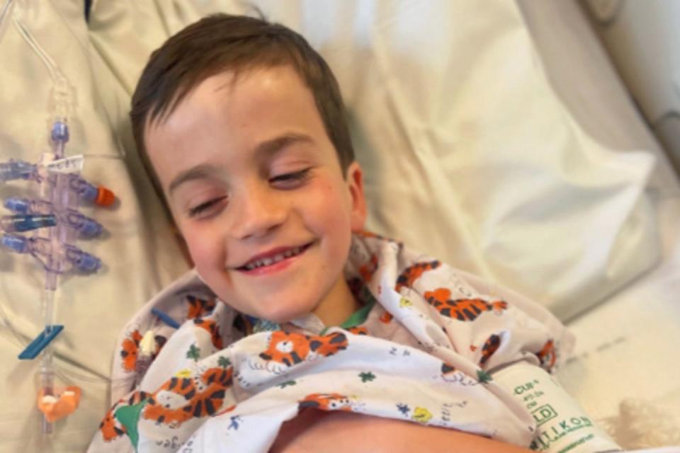 Kimmel’s son, Billy, smiling after his third open heart surgery (Instagram via @jimmykimmel)